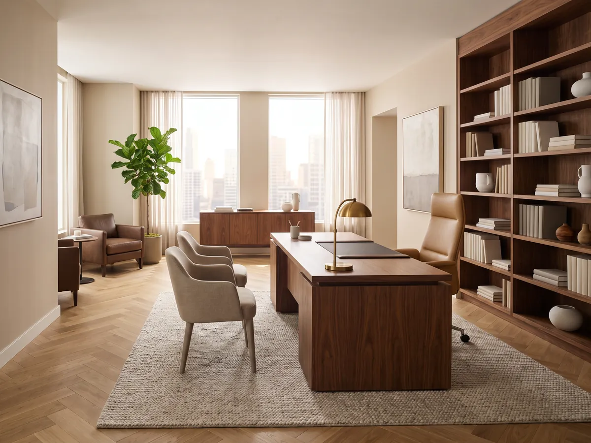 Example of a furnished executive office