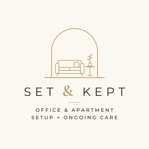 Set & Kept logo: office and apartment setup and ongoing care